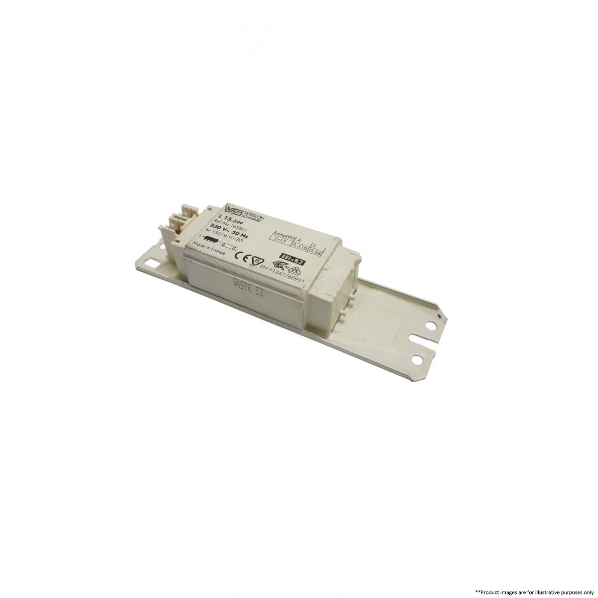 VOSSLOH SCHWABE 163861 230V 50HZ 15W FLUORESCENT BALLAST Vossloh