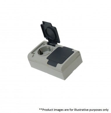 83721 BLASS ERGE 2-GANG SCHUKO SOCKET