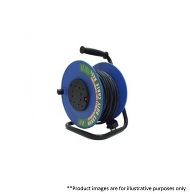BRITZ HEAVY DUTY CABLE REEL WITH SURGE PROTECTION