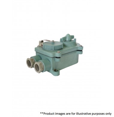 KZ-S2MR RESIN WATERTIGHT RECEPTACLE WITH SWITCH 