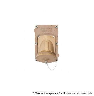 PAULUHN 6000B BRASS SINGLE WELDING RECEPTACLE