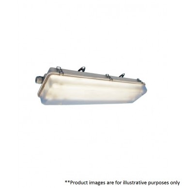 PAULUHN FPS260D2EM CLASS I DIVISION 2 FIBERGLASS REINFORCED POLYESTER EMERGENCY FLUORESCENT LIGHT