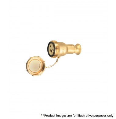 WISKA 1145/MS 250V BRASS HNA COUPLING