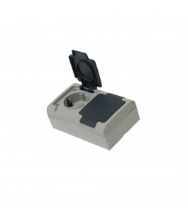 83721 BLASS ERGE 2-GANG SCHUKO SOCKET