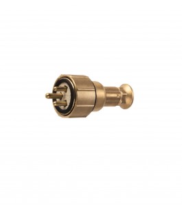 WISKA 1142/MS 250V BRASS HNA PLUG