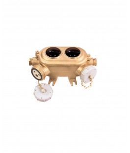 WISKA 1146/P/FS 10A DOUBLE SWITCH SOCKET