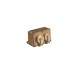 PAULUHN 2584B-125 MARINE BRASS DOUBLE RECEPTACLE 