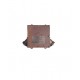 PAULUHN 6583B BRASS DOUBLE WELDING RECEPTACLE